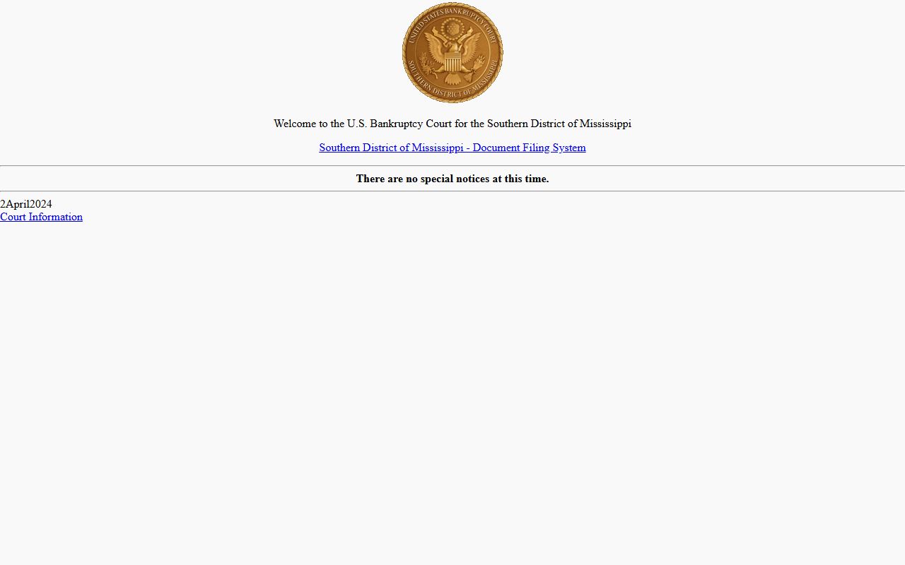 Bankruptcy CM/ECF docket portal for Lincoln County federal filings