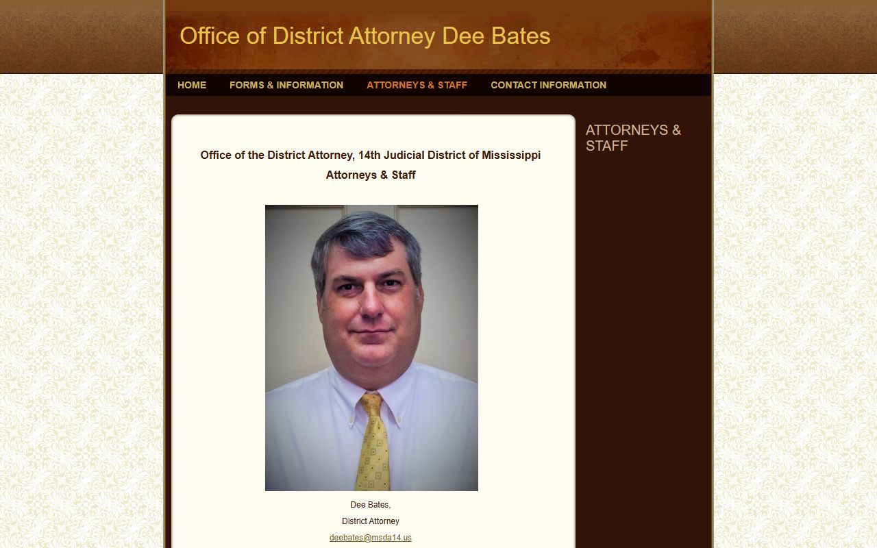 Lincoln County 14th District Attorney staff page for circuit court records