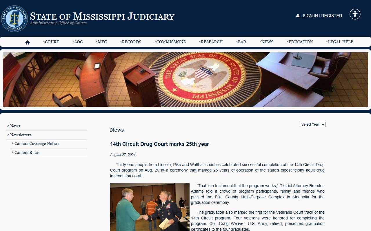14th Circuit Drug Court news for Lincoln County circuit court records